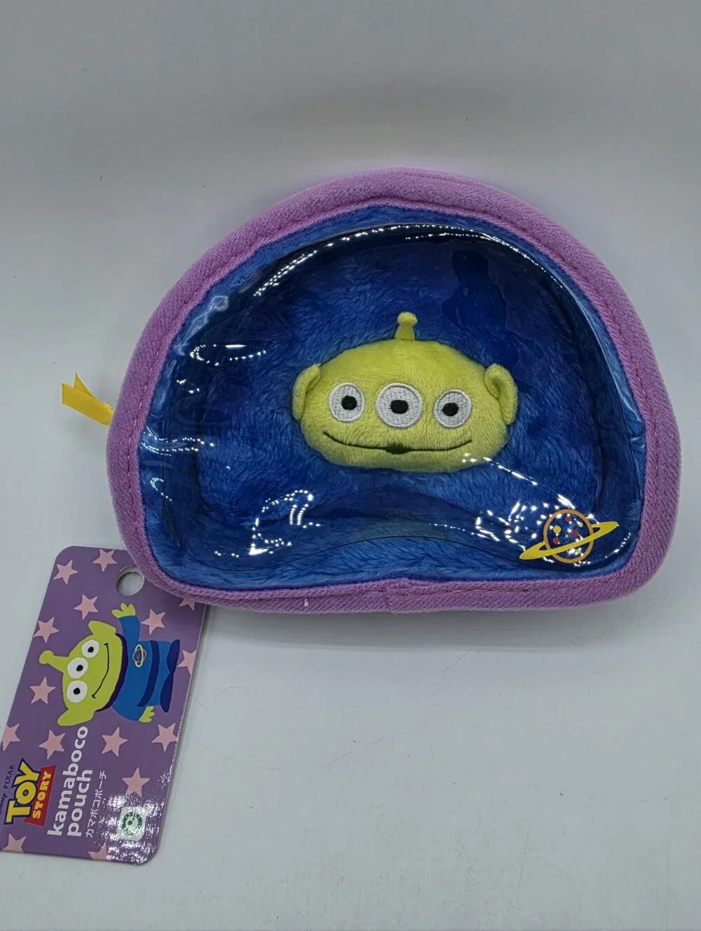 Pixar Toy Story Alien Plush Accessories Makeup Pouch Blue Purple
